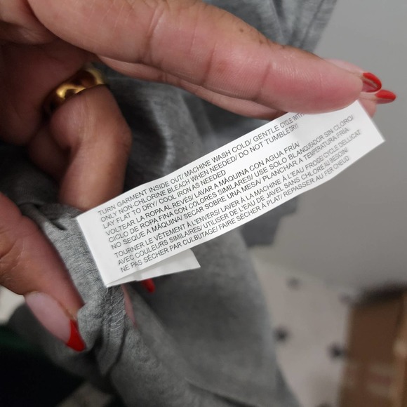 Eloquii Gray Tie Waist Flared Bell Sleeve Shirt Dress Womens Plus Size 14 16 1X - Picture 12 of 15